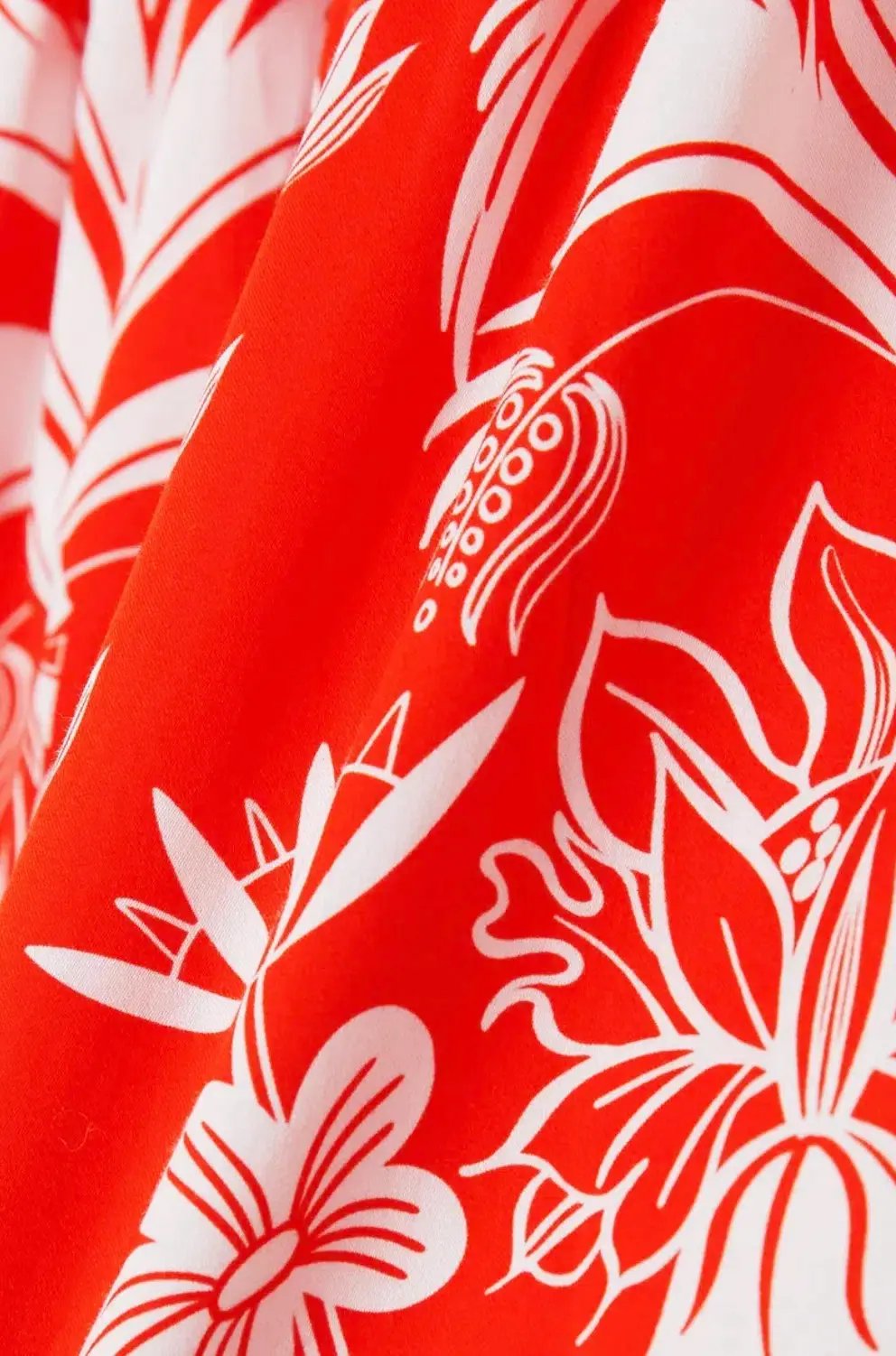 Borgo De Nor Ziggy Off The Shoulder Floral Print Mini Dress Red Size AU 8 photo 7