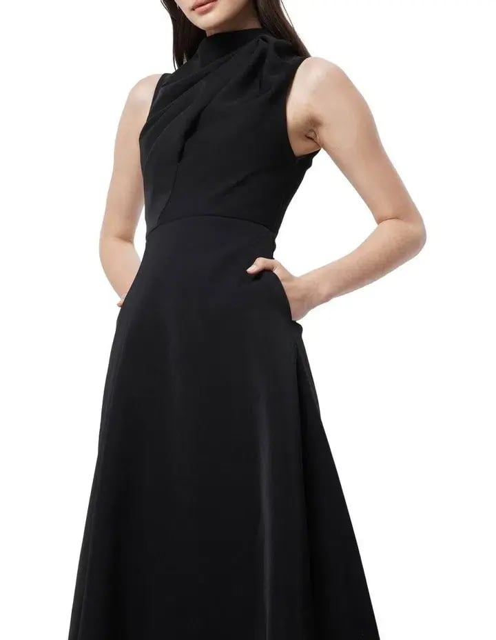 Mossman Cosmic Maxi Dress Black Size 8 photo 4