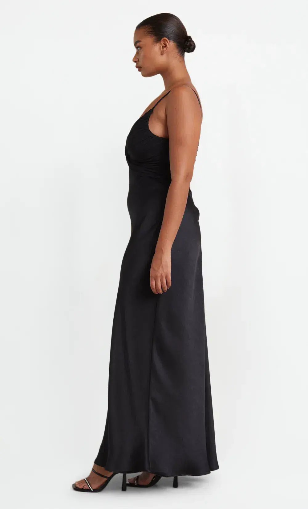 Bec & Bridge Hazel Twist Maxi Dress Black Size AU 10 photo 3