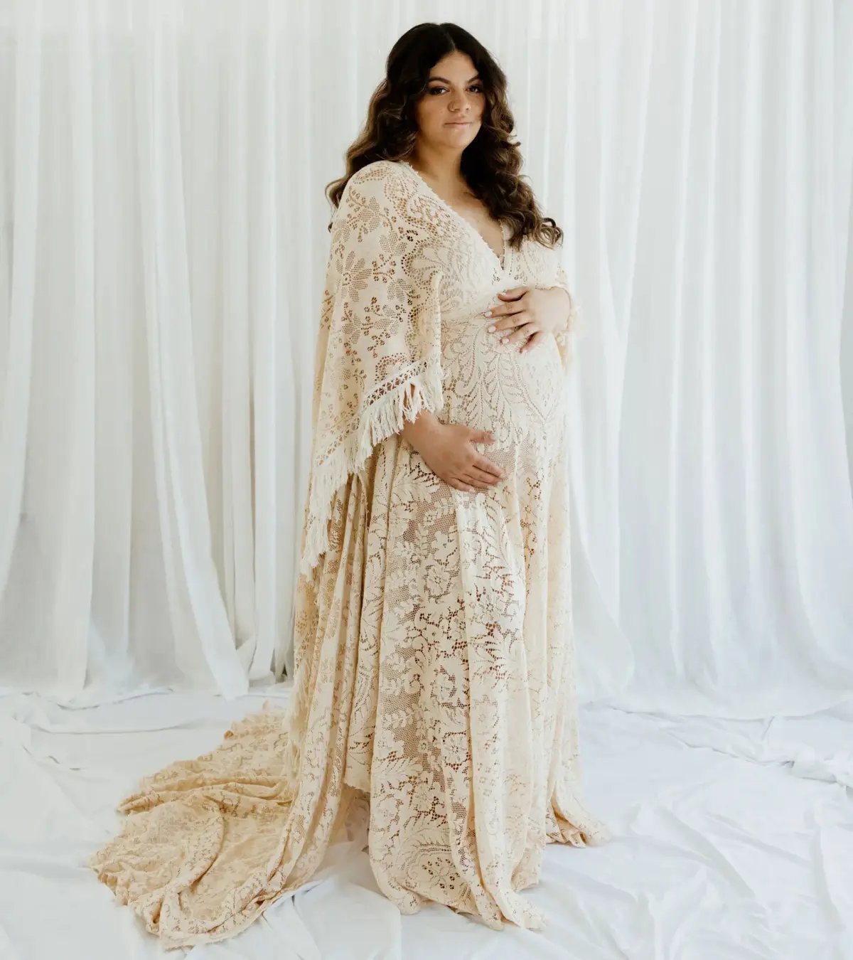 We Are Reclamation Magic Maker Gown Dark Ivory One Size photo 11