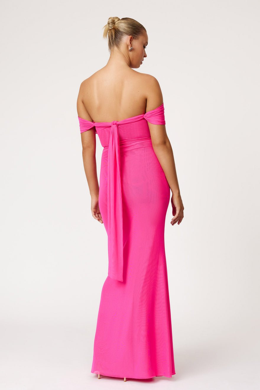 Lexi Jora Dress - Raspberry photo 4