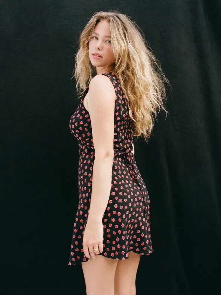 Realisation Par The Isabelli Mini Dress Floral Size 6 photo 2