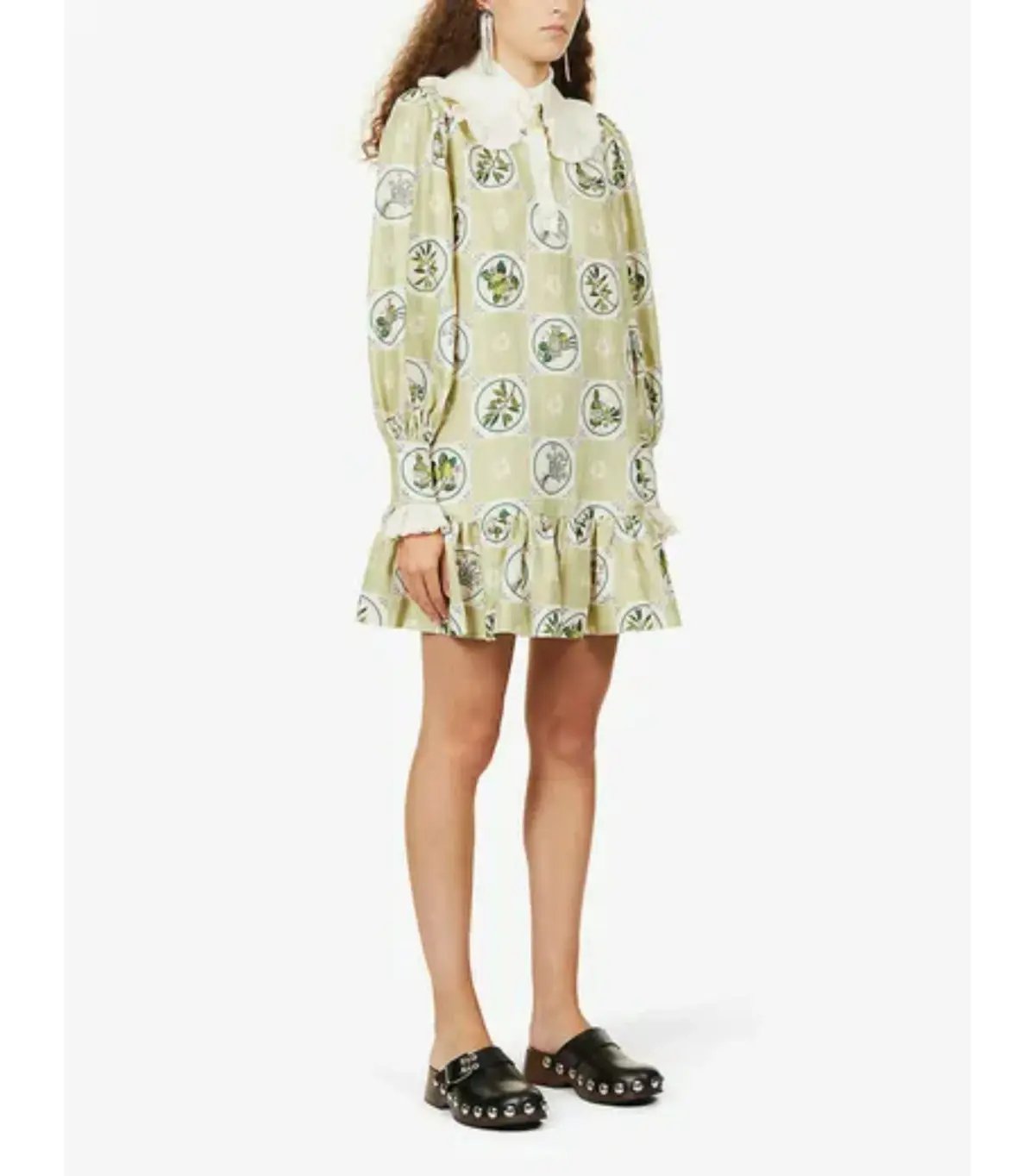 Alémais Sofia Mini Dress in Olive Size AU 14 photo 2