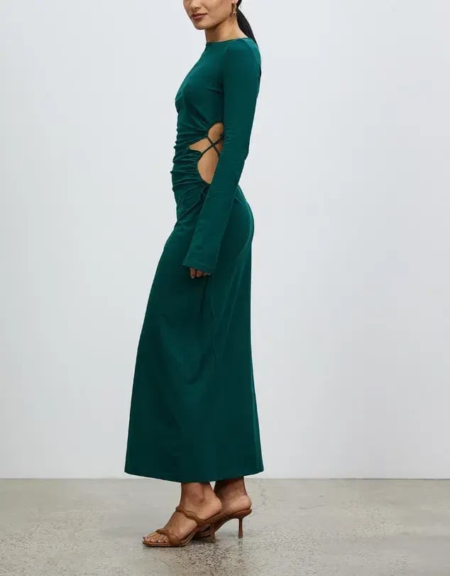 Camilla and Marc Alexandre Midi Dress Emerald Green Size 8 photo 2