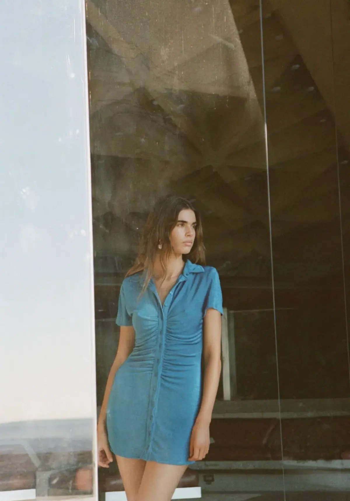 With Jean Alexa Dress Electra Blue Size 4 photo 3