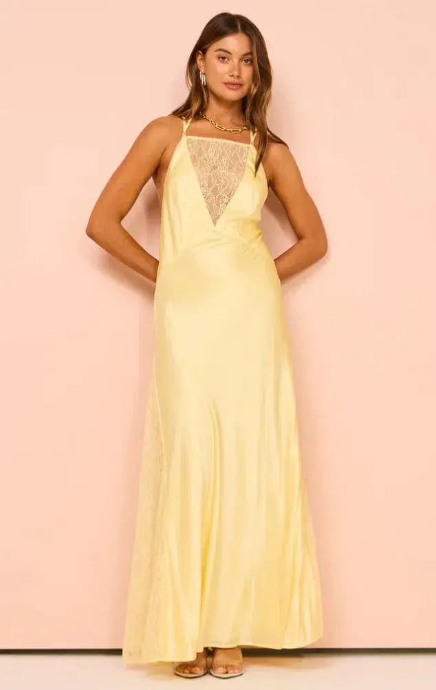 Hansen & Gretel Arie Lace Dress in Butter Size 8 photo 5