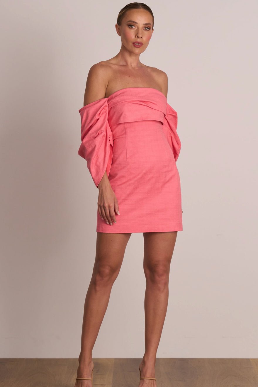 Pasduchas Platinum Party Dress - Punch Pink photo 2