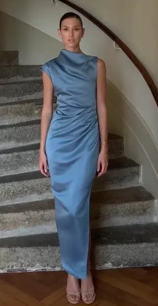 Elliatt Coralie Maxi Gown in Blue. AU 8 photo 3