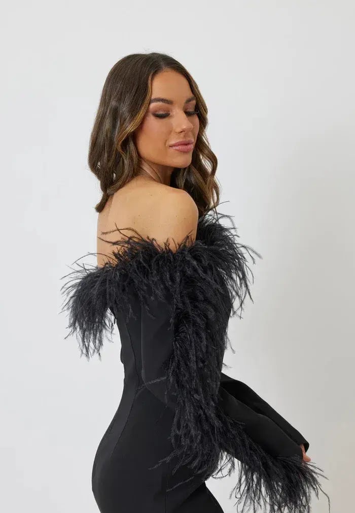 Bianca & Bridgett Katherine Mini Dress Black Size AU 6 photo 3