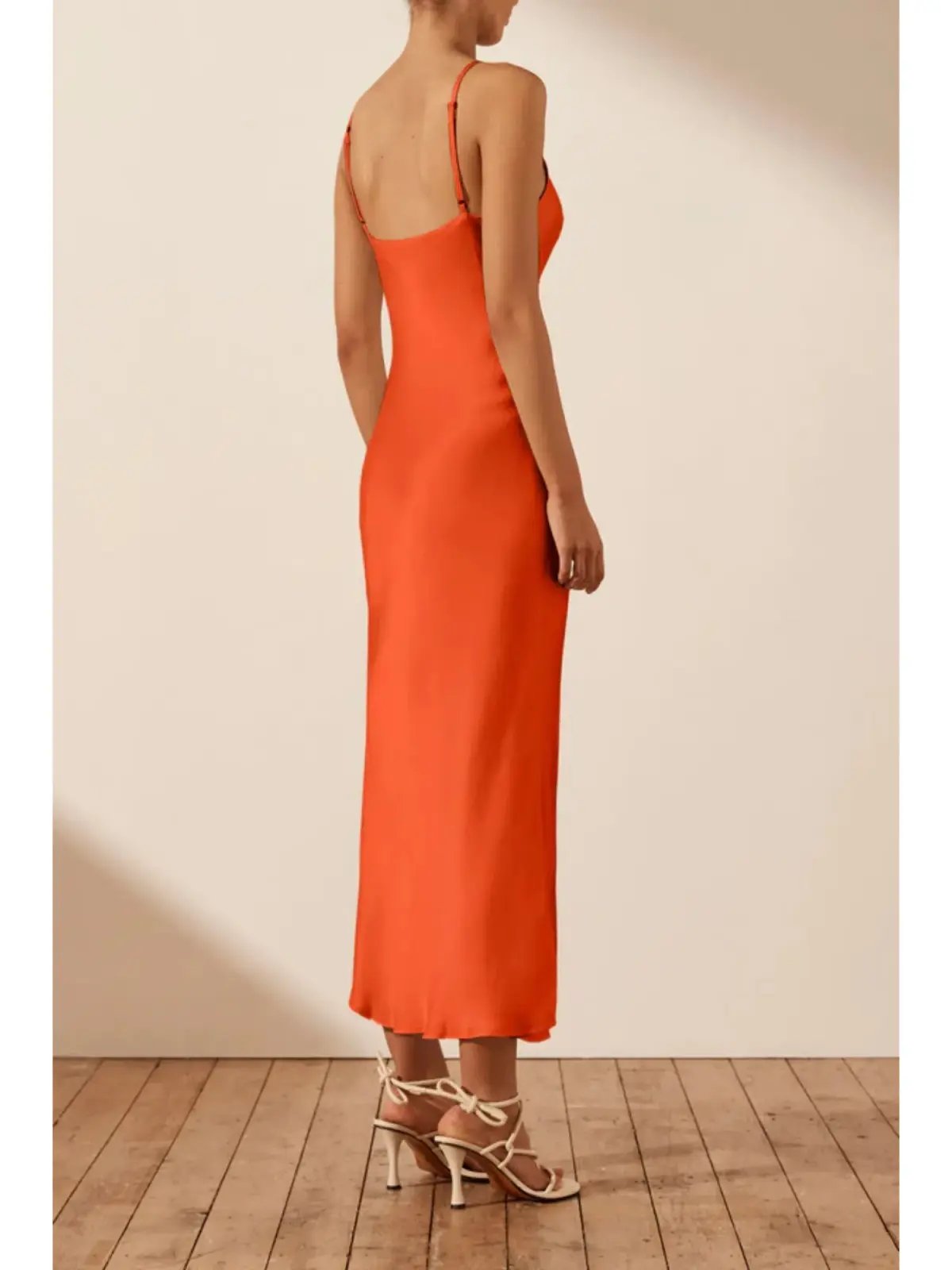 Shona Joy Milo Cut Out Midi Dress Hibiscus Size AU 6 photo 3
