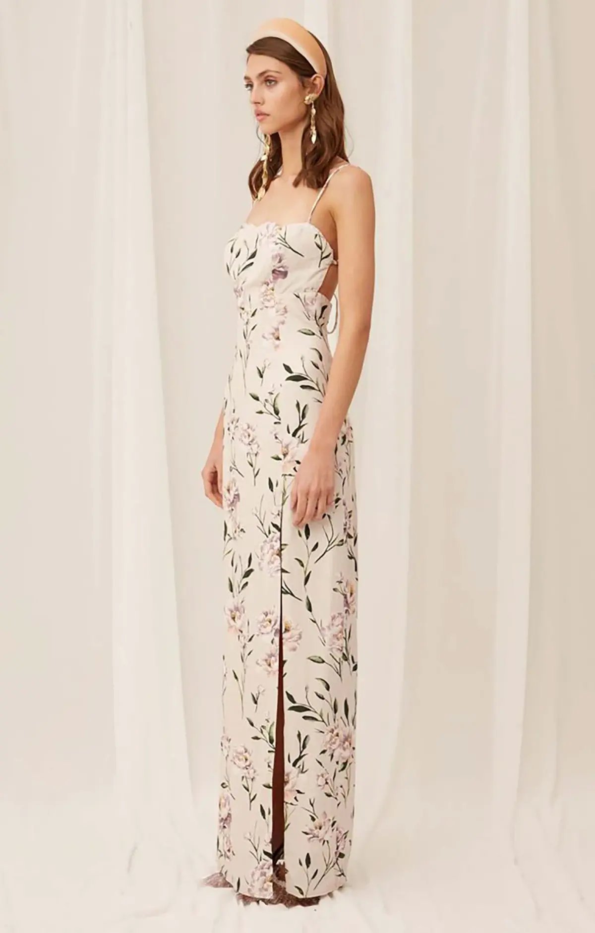 Keepsake Nobody Floral Maxi Gown Floral Size 8 photo 2