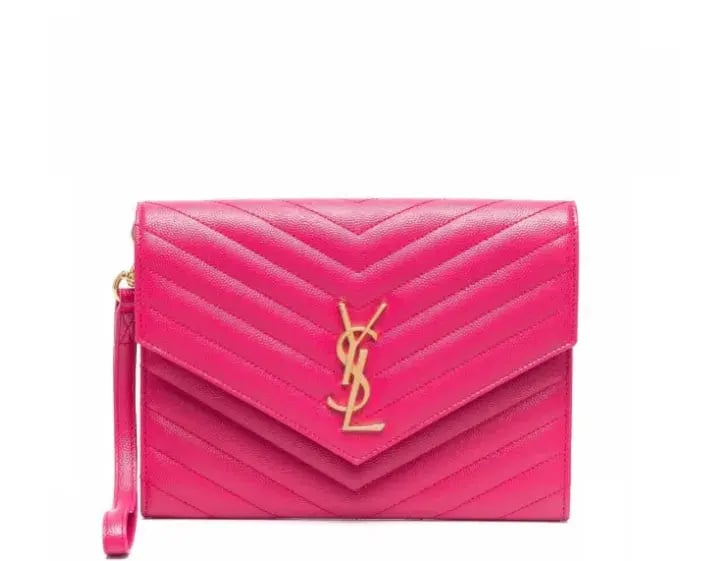 YSL Flap Pouch Hot Pink photo 3