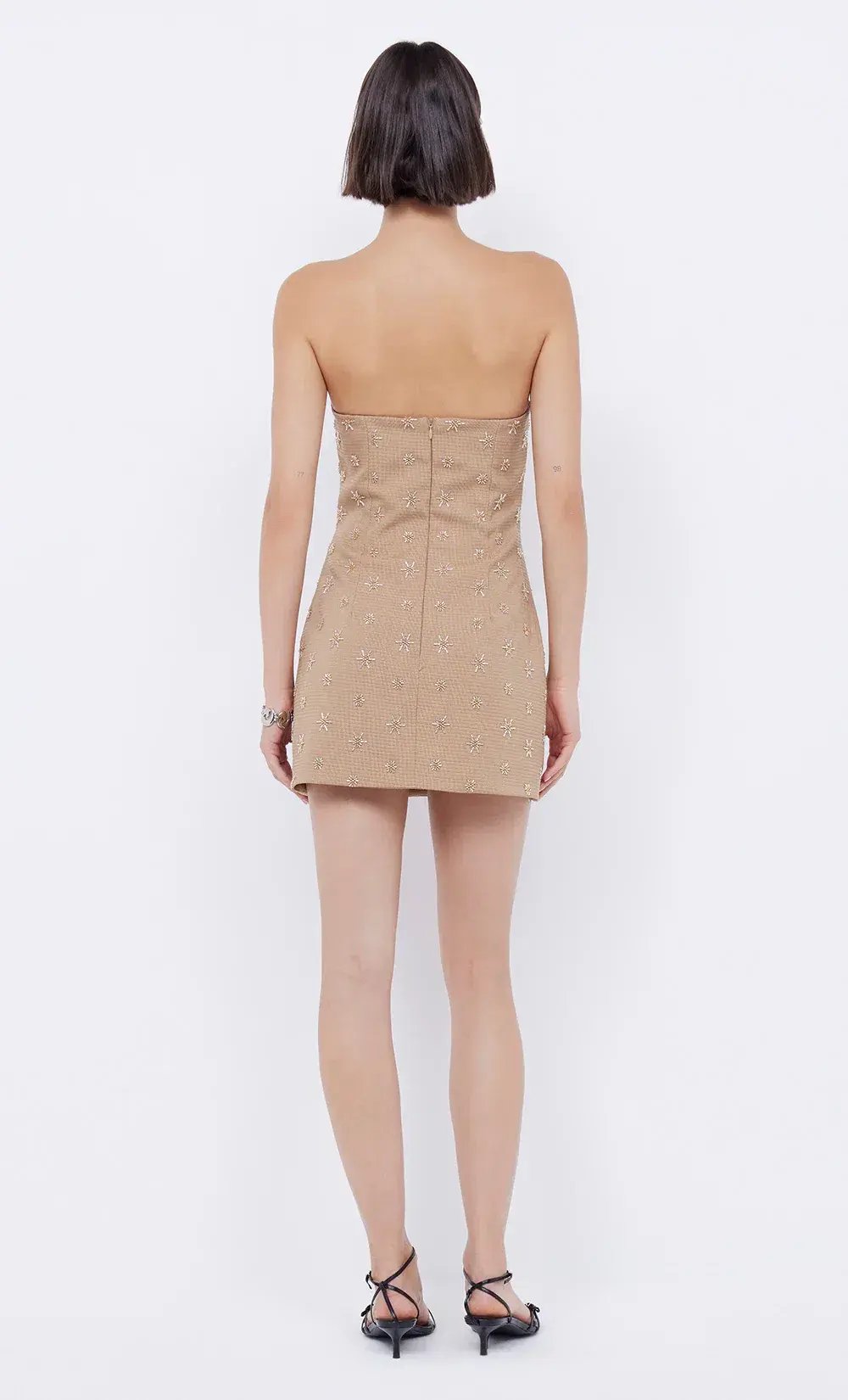 Bec & Bridge Sunseeker Mini Dress Golden Size AU 6 photo 3