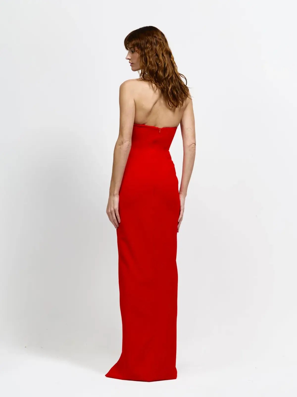 Effie Kats Lani Gown  Cherry Red Size XL/Au 14 photo 2