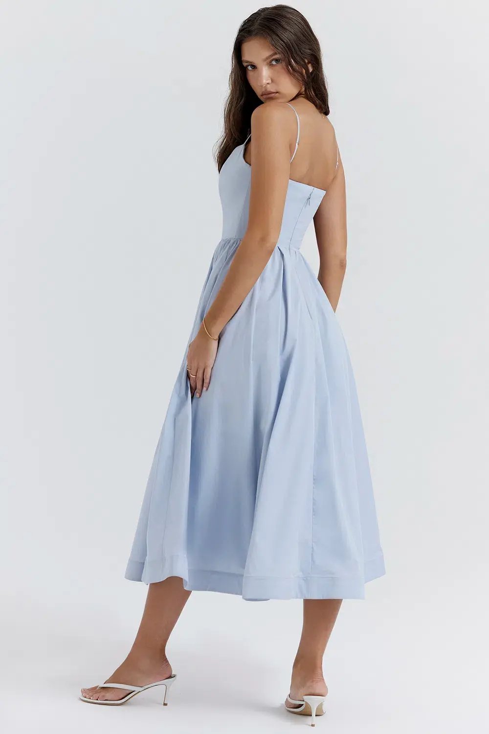 House of CB Lolita Corset Sundress Soft Blue Size XS/ AU 6 photo 4