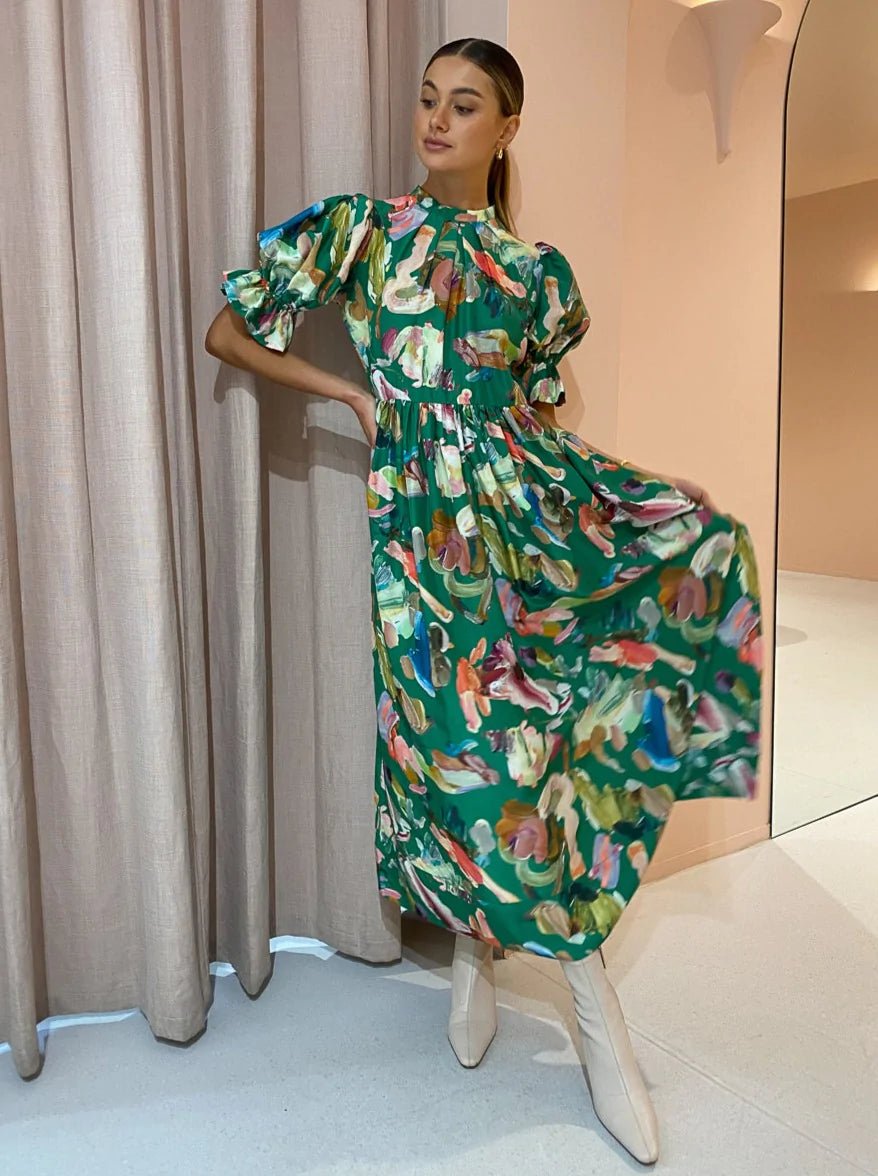 Alemais Arlo Puff Sleeve Midi photo 2