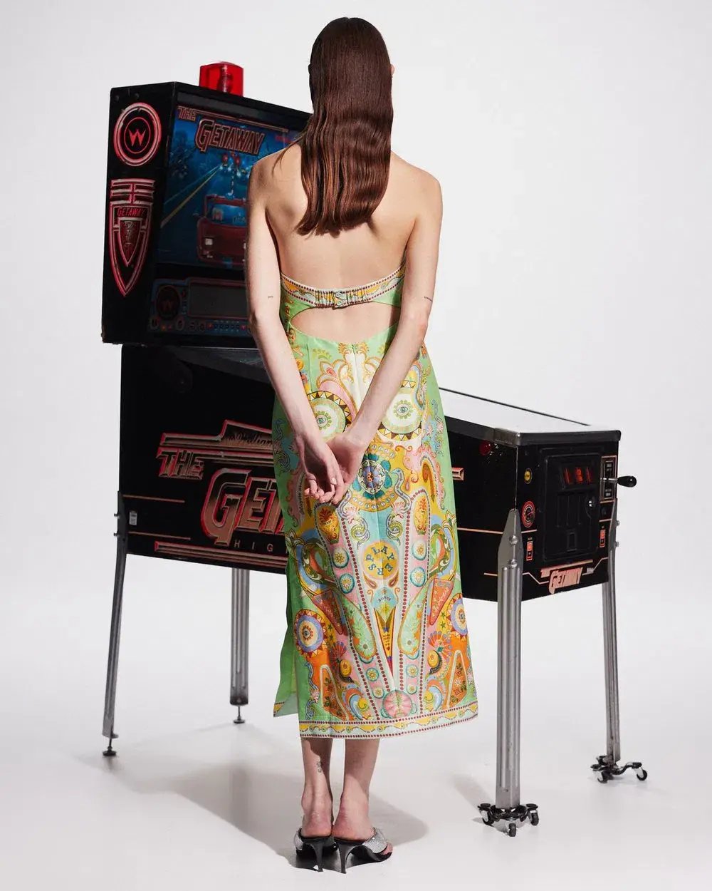 Alemais Pinball Bodice Dress Multi Size AU 12 photo 2