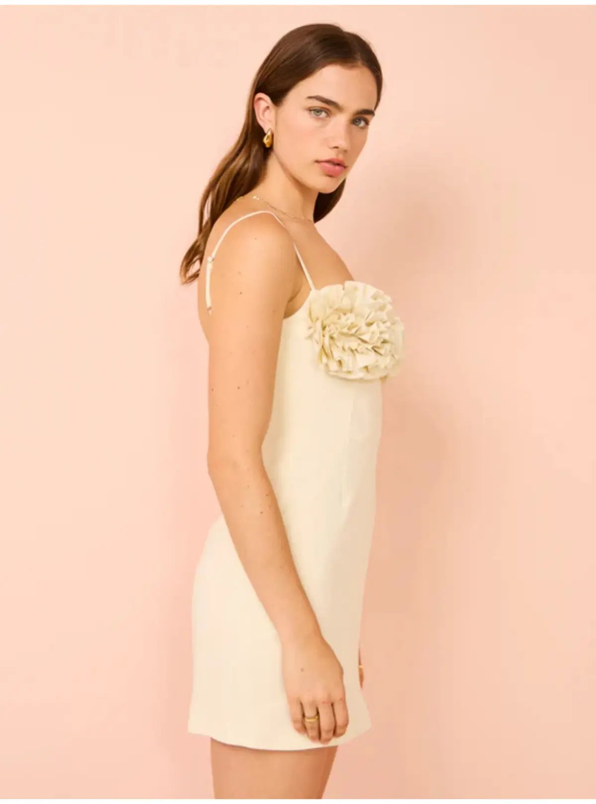 Rachel Gilbert Margot Mini Dress in Coconut Size 1 / AU 8 photo 3