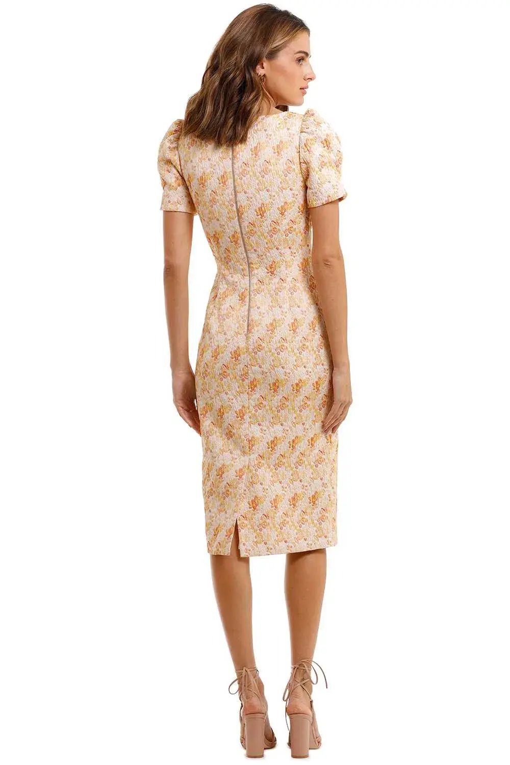 Rebecca Vallance Amber Midi Dress Print Size 8 photo 3