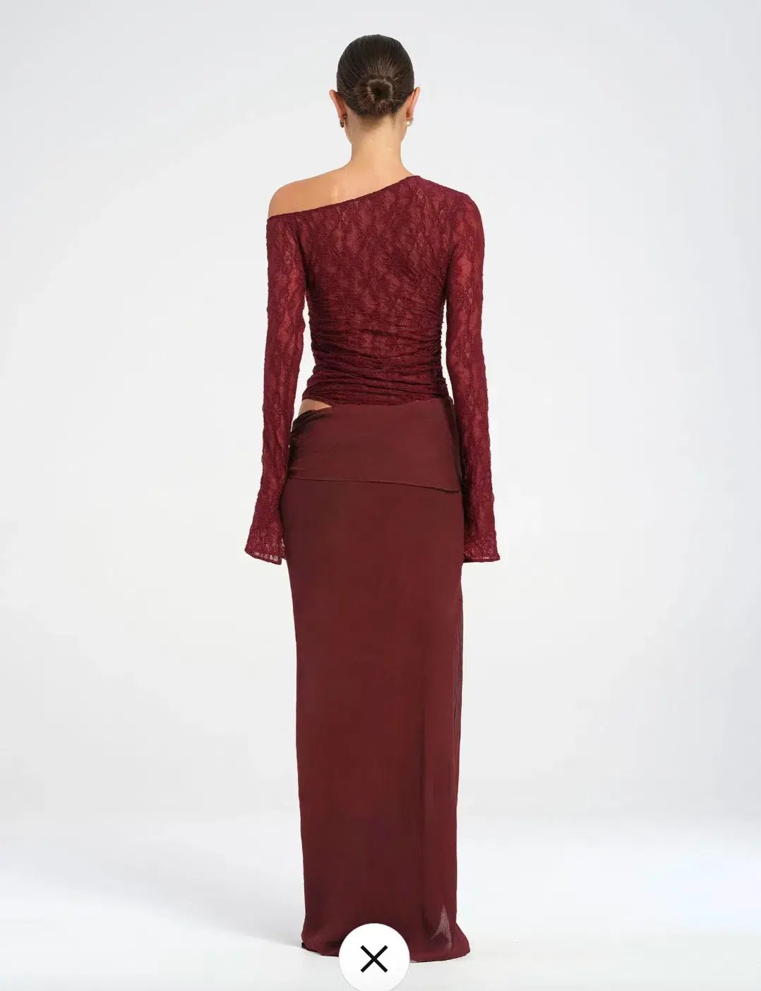 Benni Nova Maxi Dress Red Size 8 photo 3