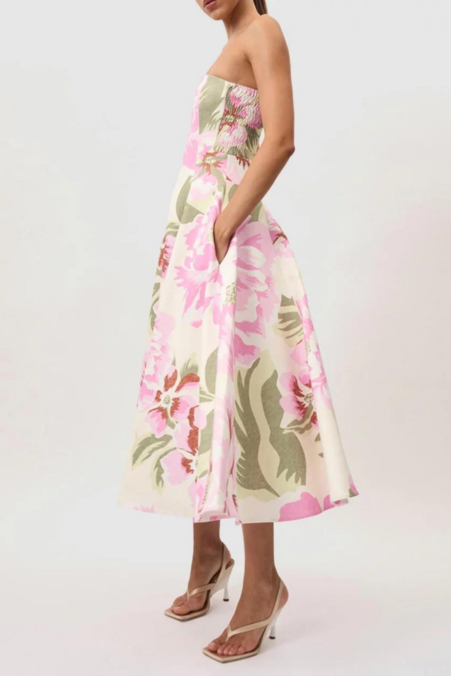 By Johnny Carrie Strapless Dress  - Pink photo 2