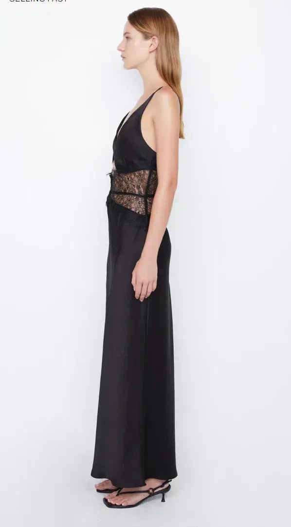 Bec & Bridge Camille Maxi Dress Black Size 8 photo 4