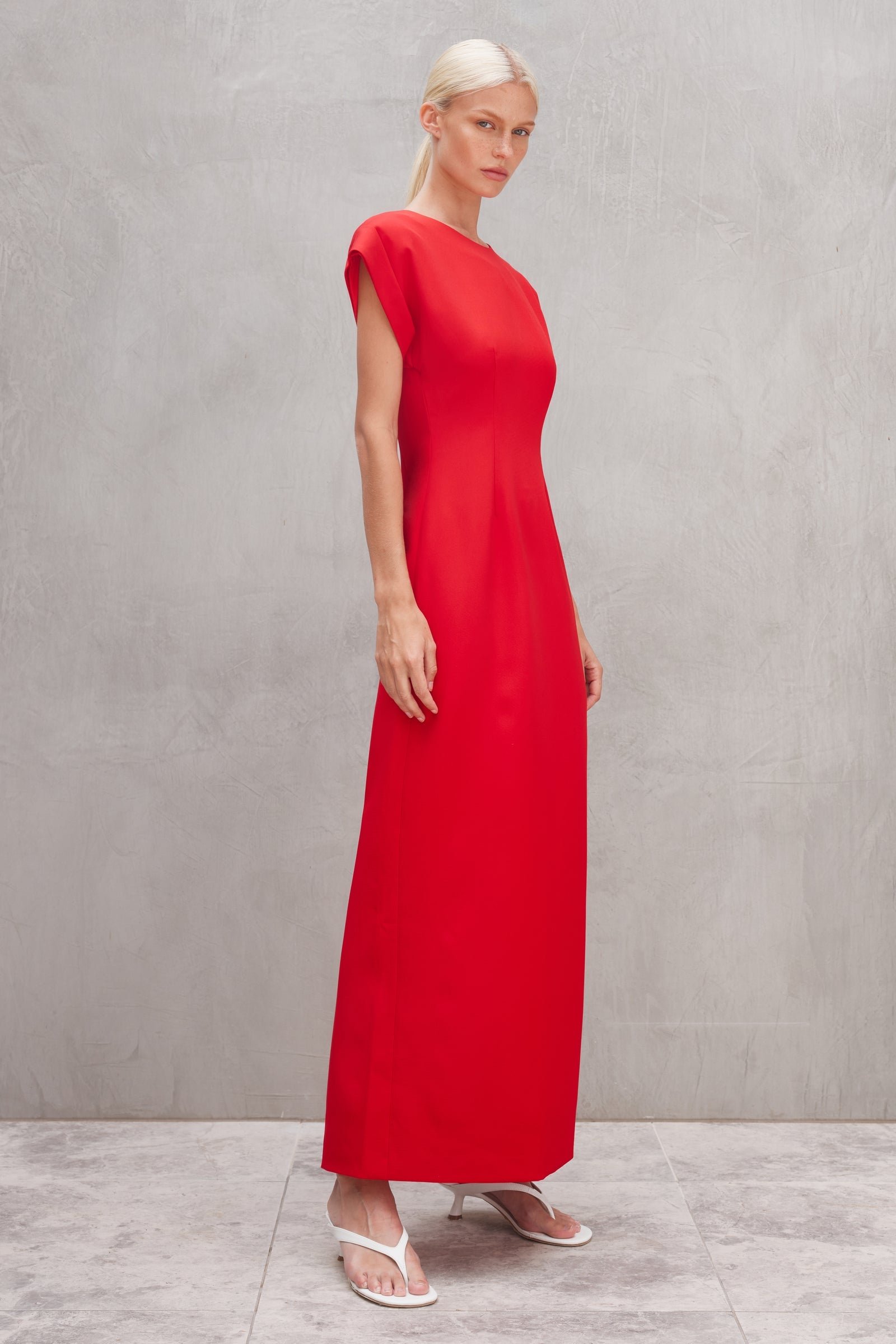 SOFIA IRINA RENEE MAXI DRESS - RED photo 2