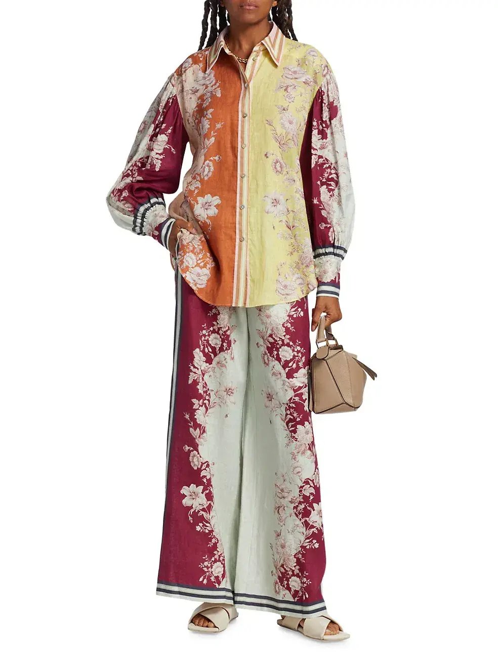 Alemais Marlow Shirt and Pant Set Floral Size AU 10 photo 3