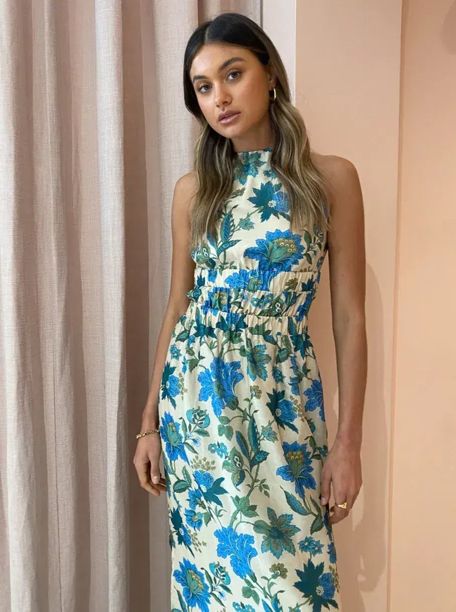 Sir the Label Celia Cross Back Gown in Marguerite Print Size 8 photo 4