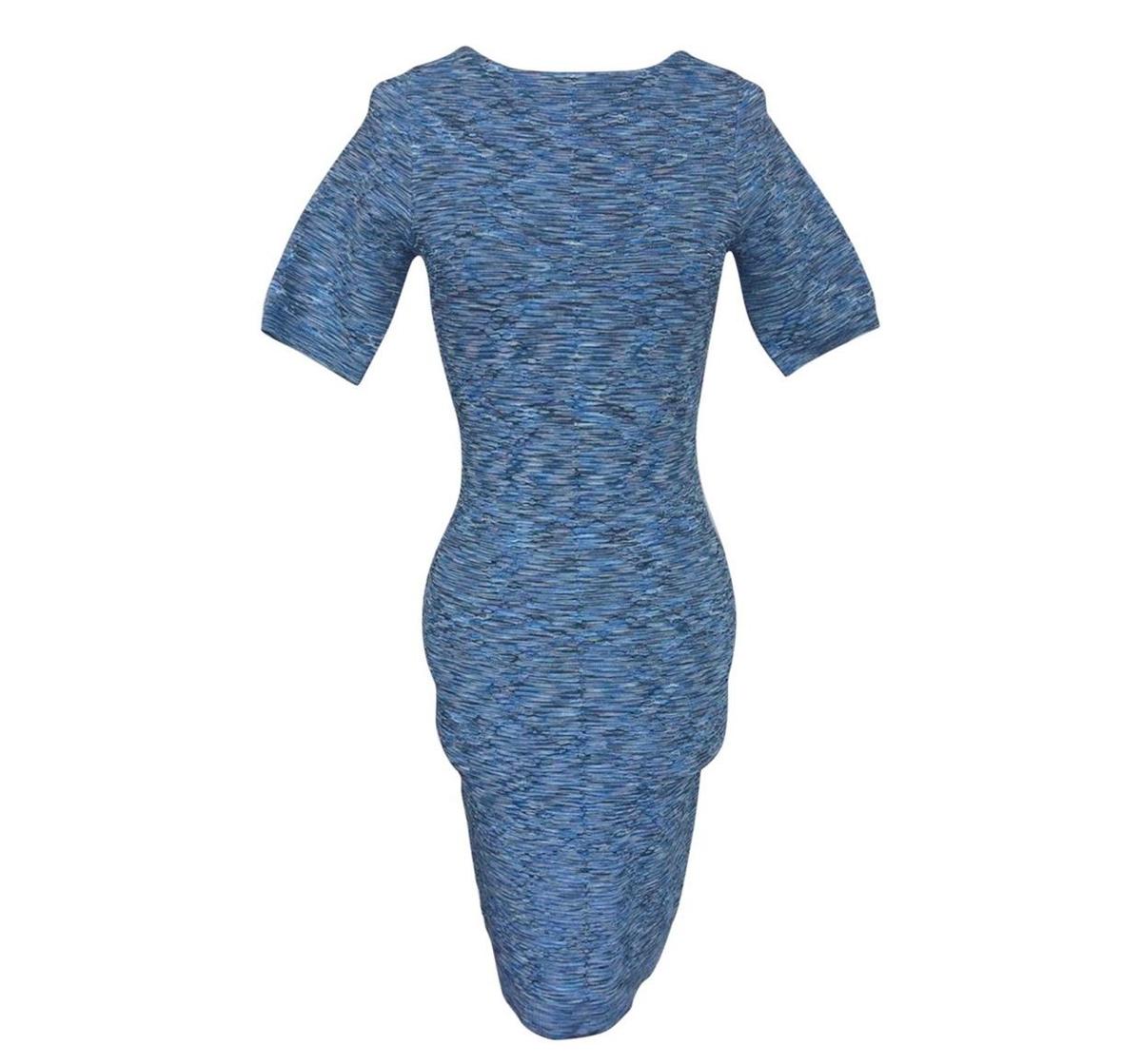 Karen Millen Body on Dress Blue Size 12 photo 2
