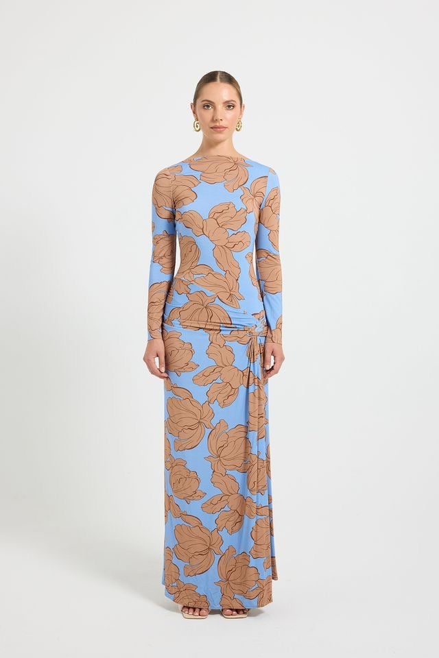 Pasduchas Hyacinth Maxi Dress - Tan Ocean photo 3