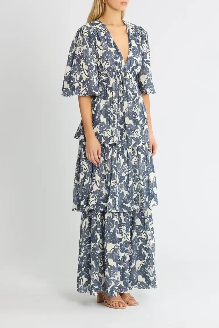 Significant Other Scarlett Maxi Dress Print Size 10 photo 2