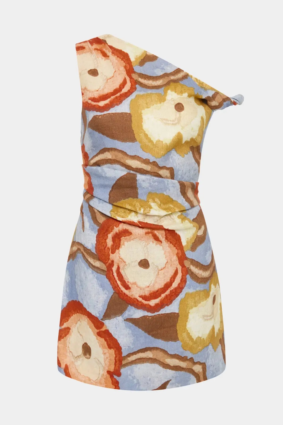 Sir The Label Avery Twist Mini Dress Camellia Floral Print Size 8 photo 5