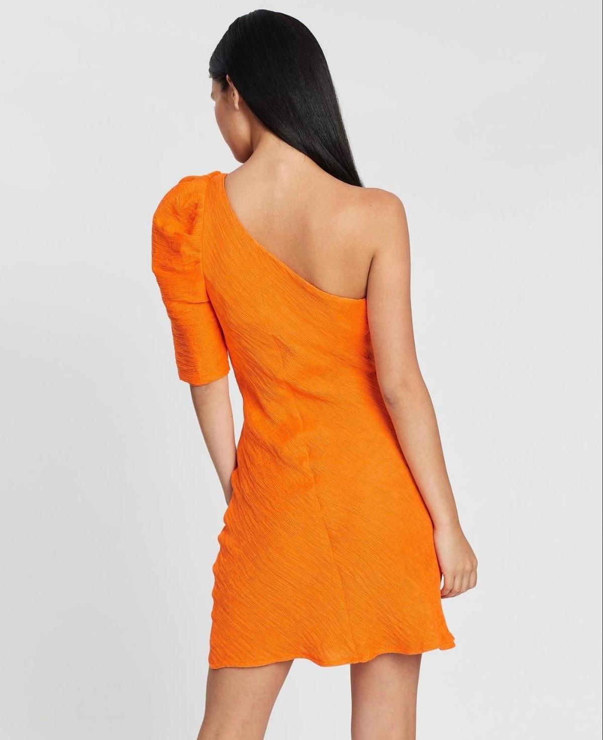 By Johnny Shell Shoulder Sleeve Mini Dress photo 2