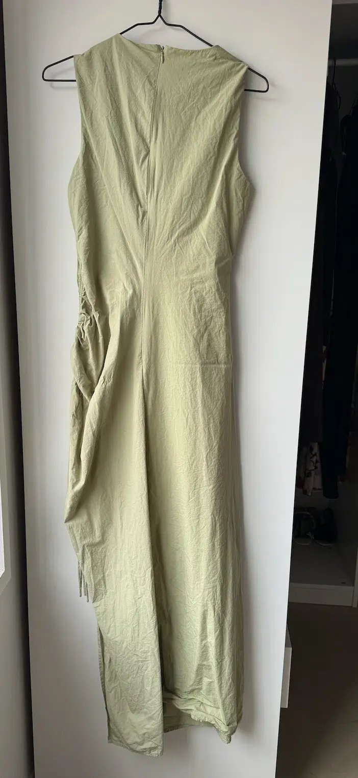 Third Form Drawn Deep Tank Maxi Dress Sage Size 8 photo 4