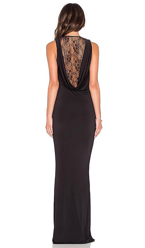 Nookie Eyes Wide Shut Drape Gown in Black photo 3