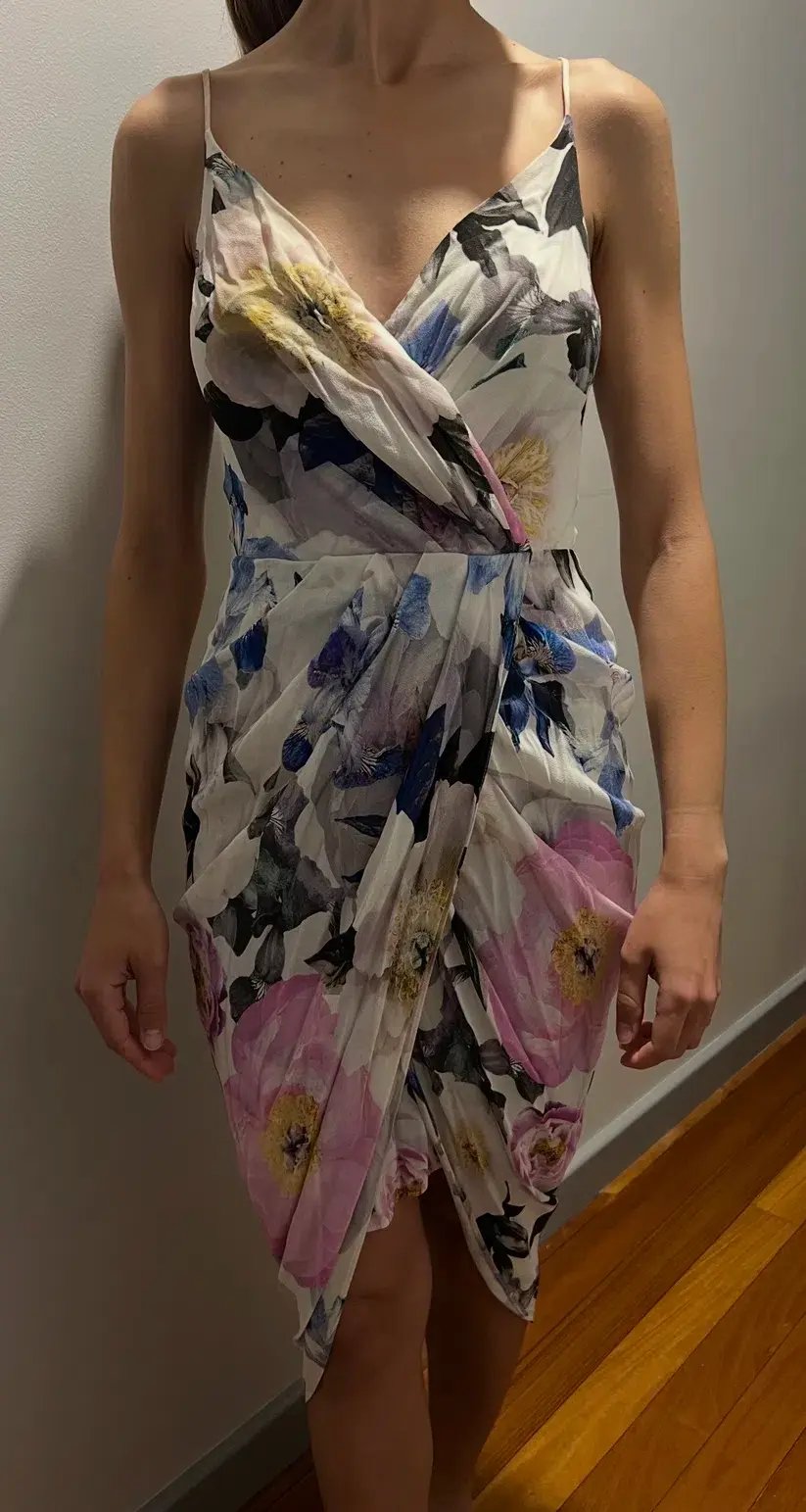 Rodeo Show Midi Dress Floral Size 6 photo 3
