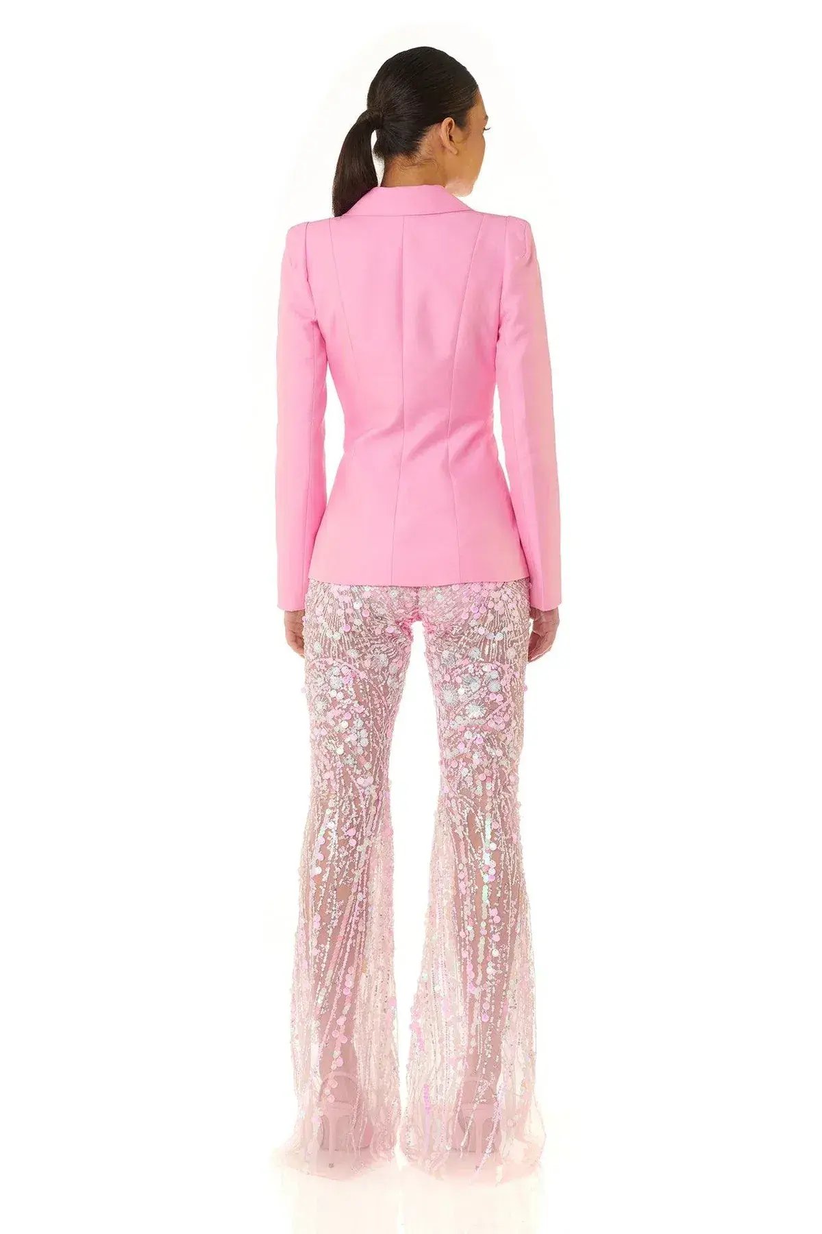 Eliya the Label Simone Blazer Pink Size L / AU 12 photo 3
