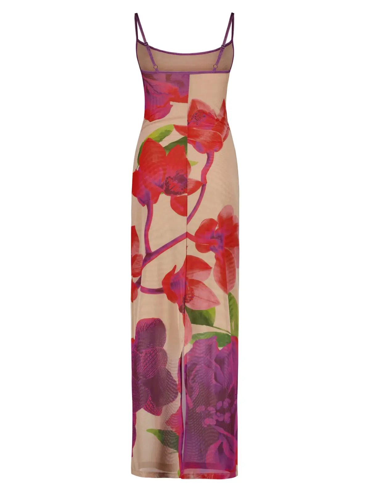 With Harper Lu Slip Dress Mesh Fuschia Bloom Size M / AU 10 photo 6