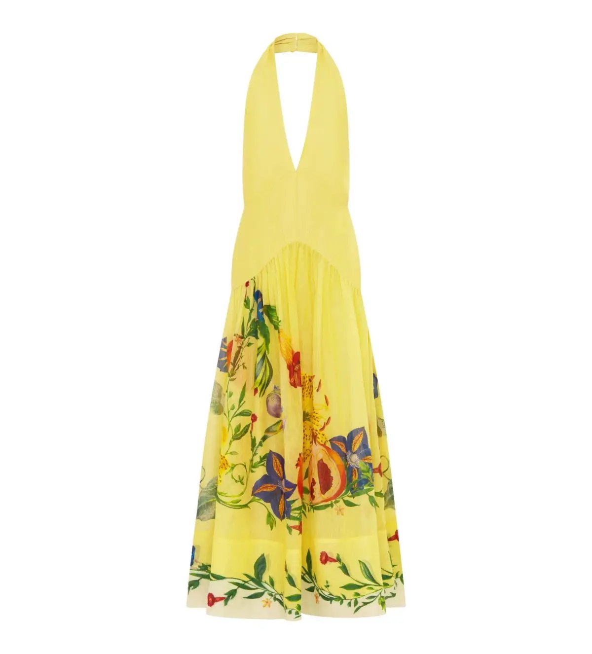 Alemais Dahlia Halter Gown Yellow Size AU 10 photo 4