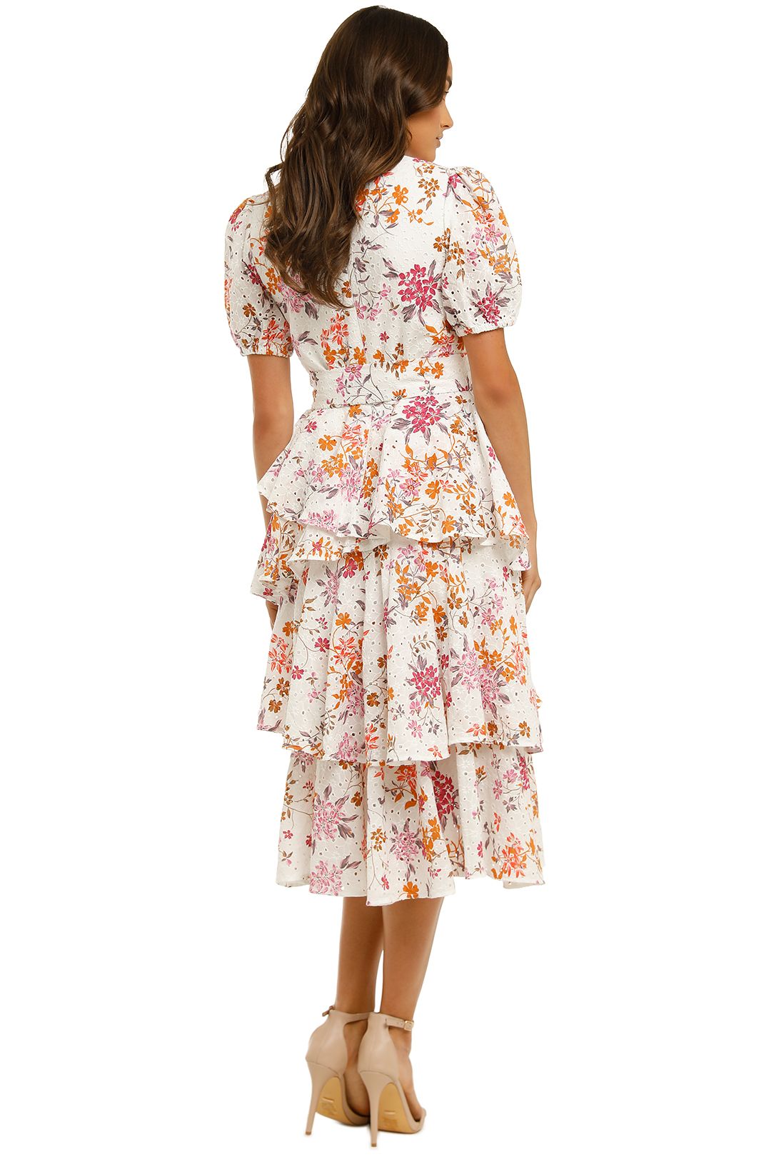 Jasmine Vines Midi Dress - Jasmine Vines Print photo 3