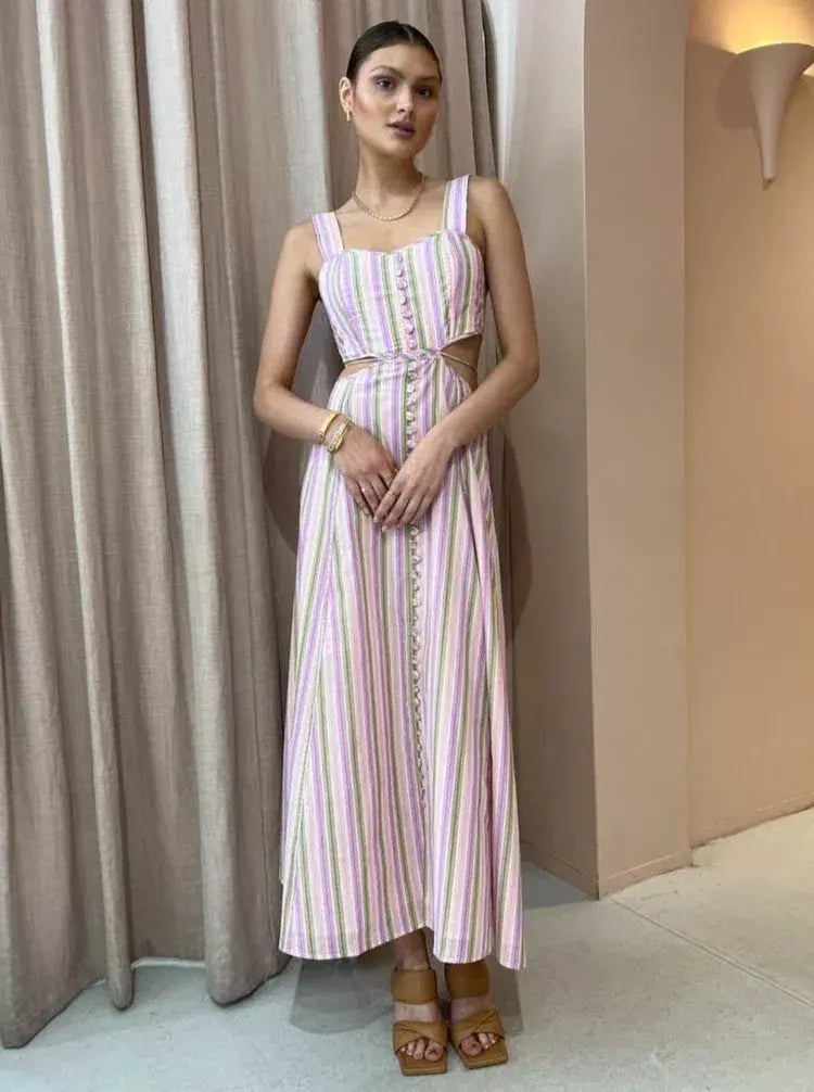 Magali Pascal Ravel Dress Stripe Print Size S / AU 8 photo 2