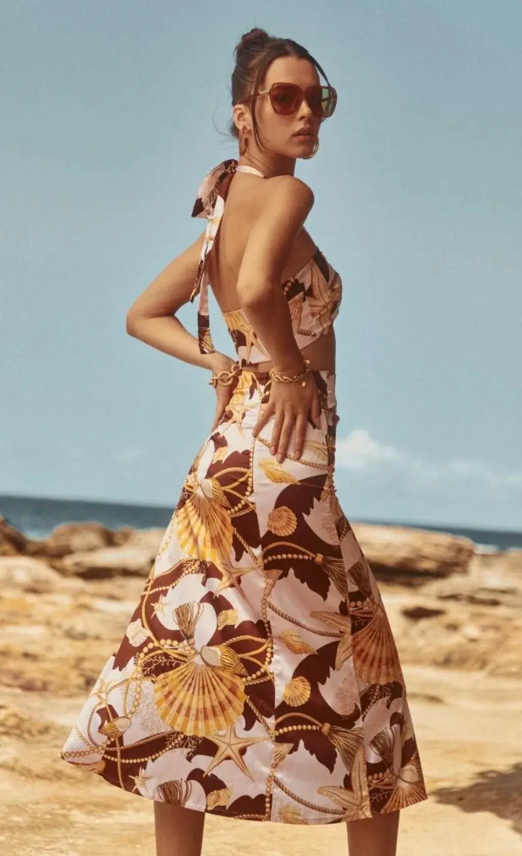 Sonya Moda Seashell Soiree Set Brown Size AU 8 photo 4