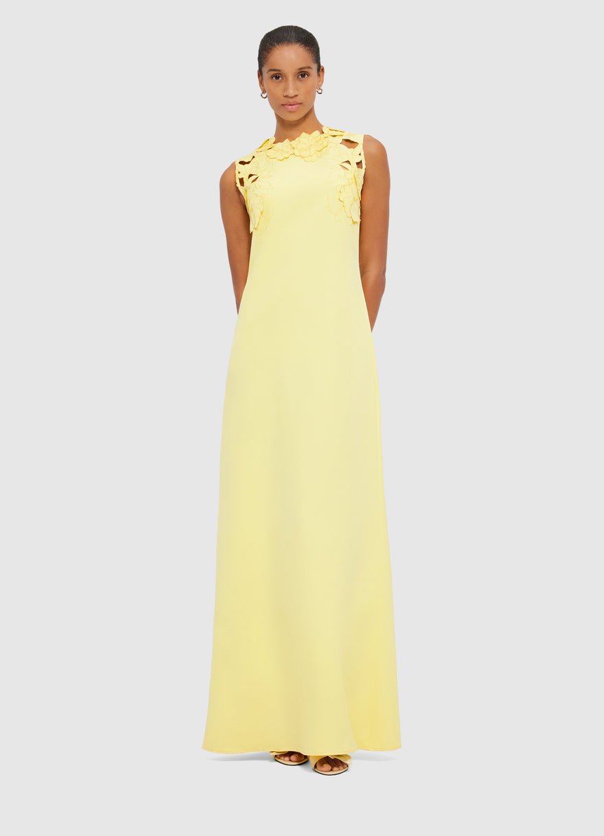 Leo Lin Solene Applique Maxi Dress photo 3