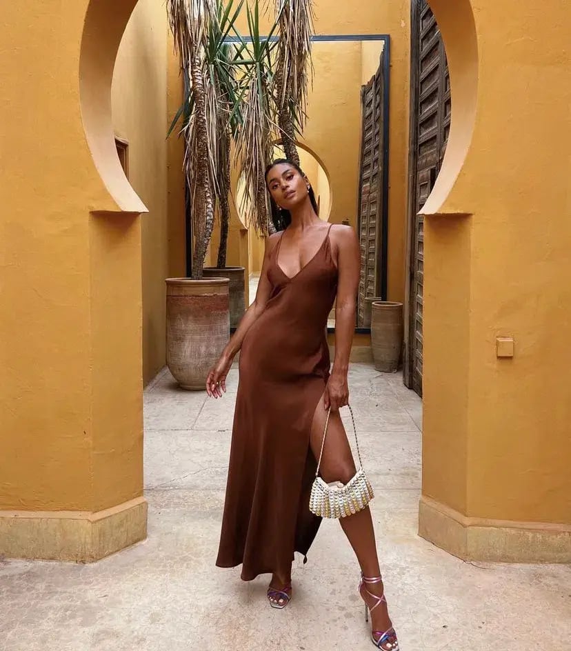 Rat & Boa Cocoa Maxi Dress  Brown Size 8 photo 4