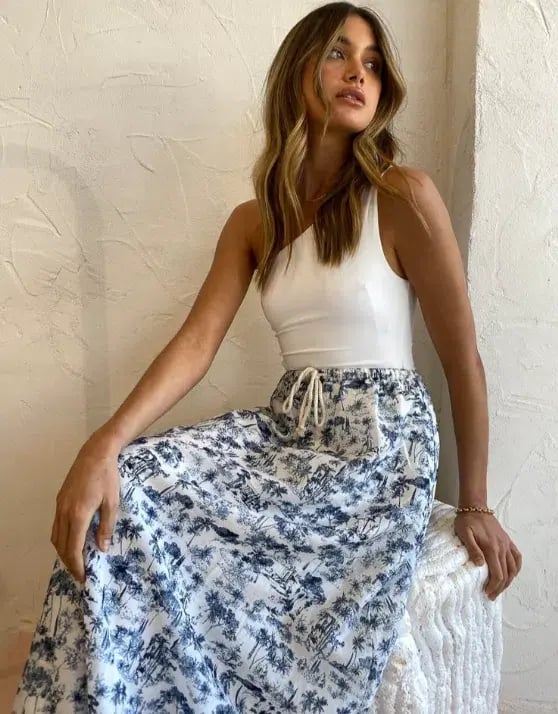 Sir The Label Dimitri Maxi Skirt in Dimitri Print Size 1/AU 10 photo 2
