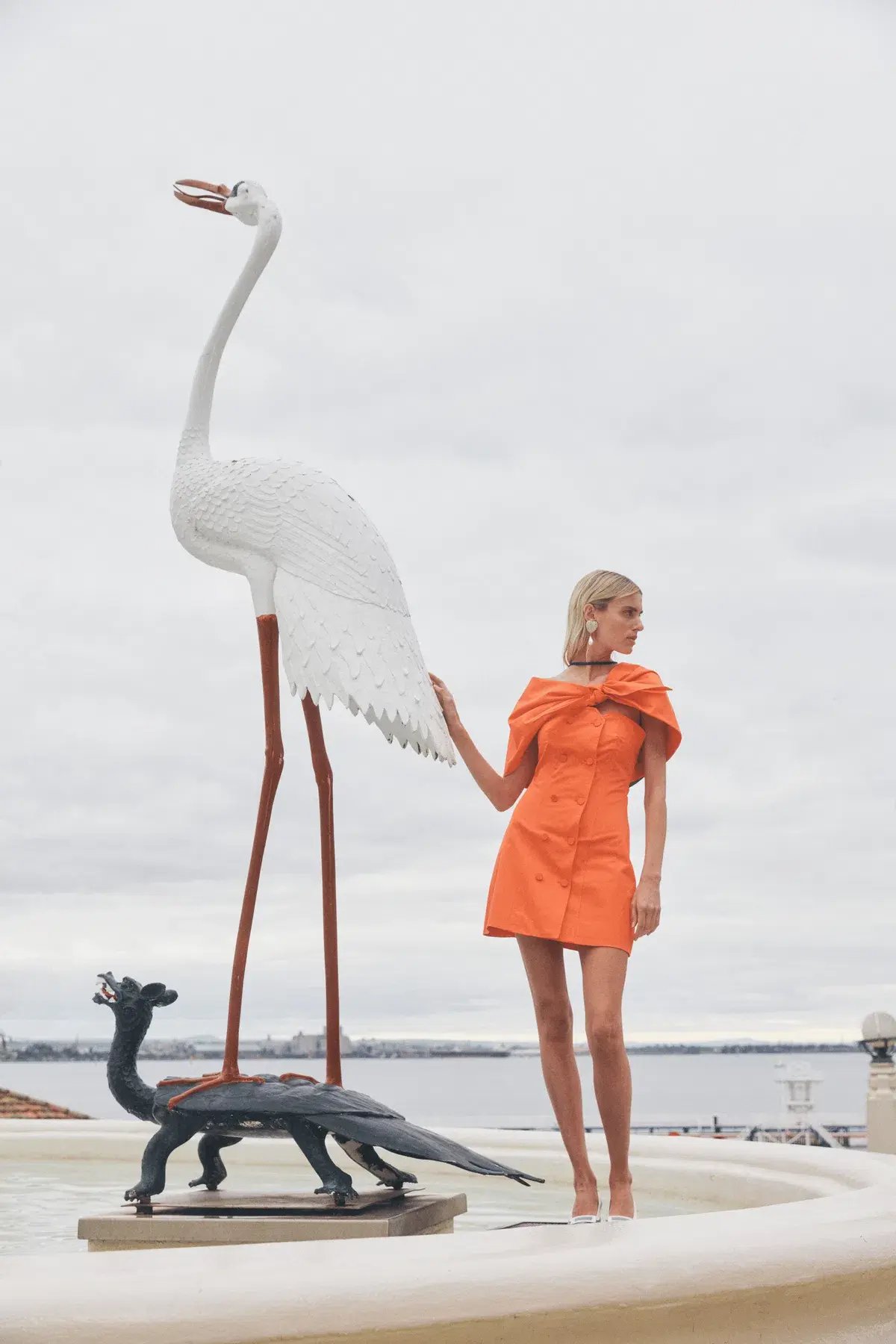 Lovaan Carmen Cotton Coral Size 14 photo 4