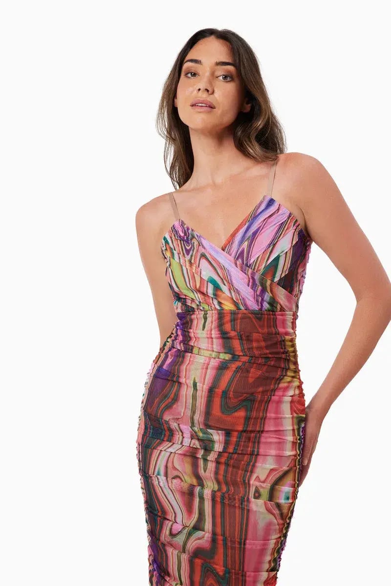 Elliatt Lula Dress Print Size M/AU 10 photo 2