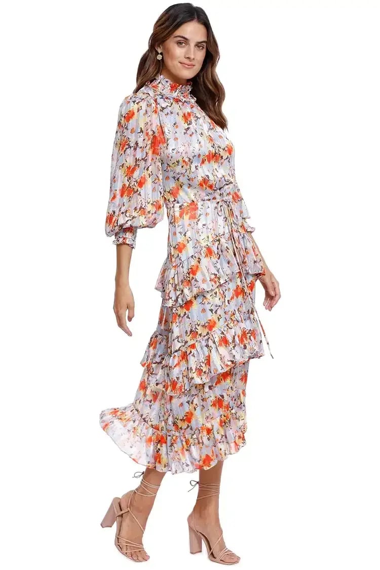 Elliatt Caseria Midi Dress Floral Size 12 photo 2