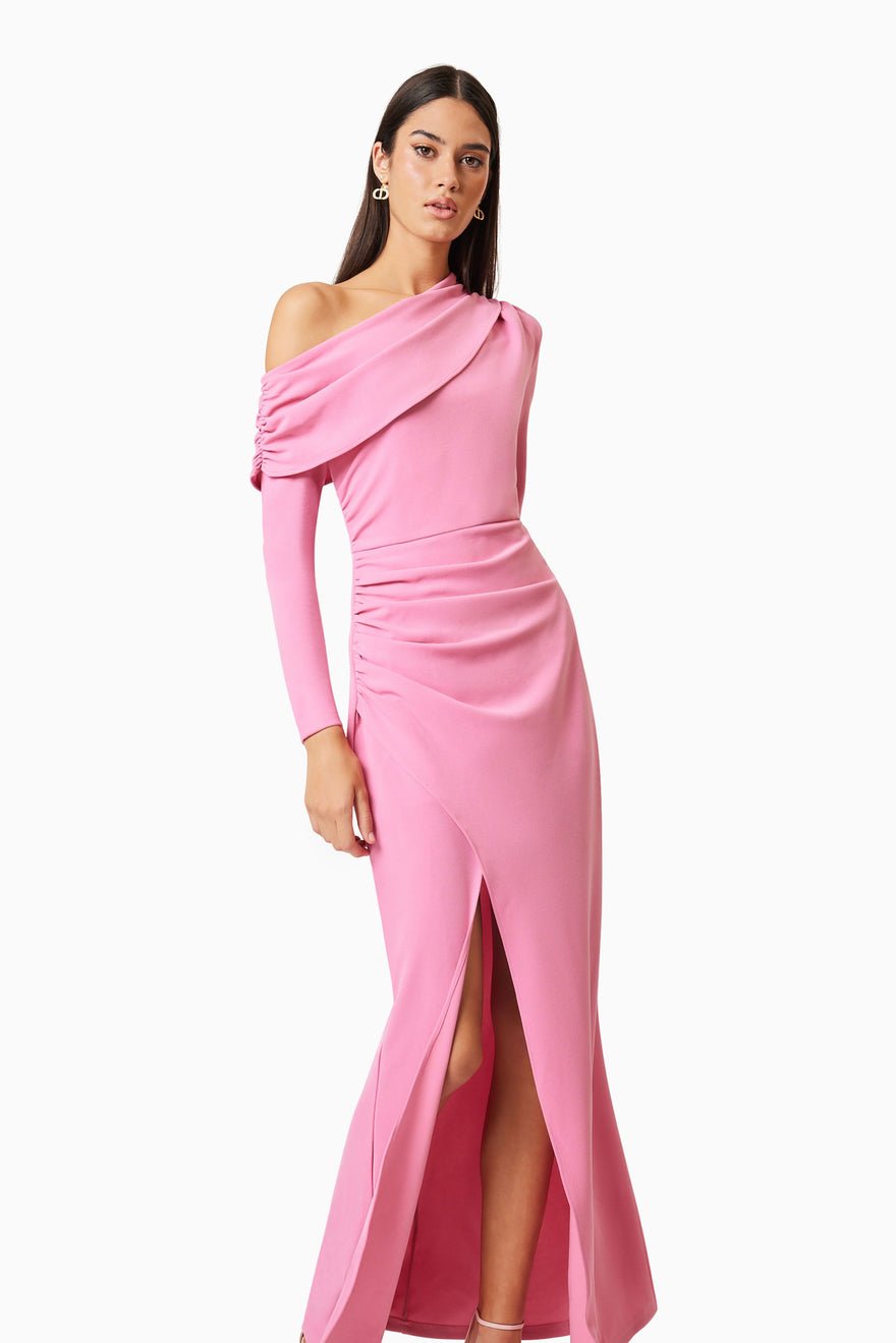 Elliatt Jamie One Shoulder Gown - Pink photo 2